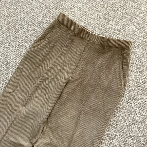 Vintage Orvis Stretch Corduroy Pants 1970s Straight Leg Beige 32 x 32 NWT RARE